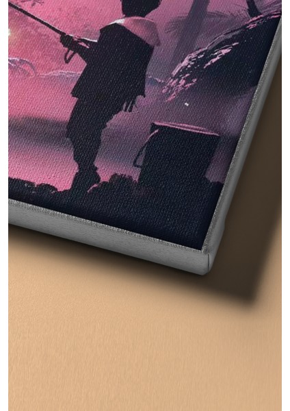 Sayılarla Boyama Seti Kasnaklı Ormanda Balık Tutan Adam 60 x 75 cm fırsatları