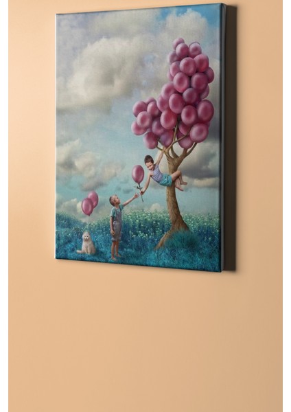 Sayılarla Boyama Seti Kasnaklı Balon Ağacı 50 x 65 cm fiyatları