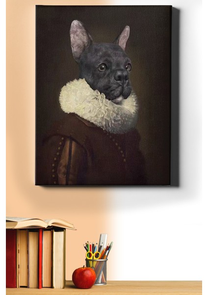 Sayılarla Boyama Seti Kasnaklı Köpeğin Asaleti 60 x 75 cm