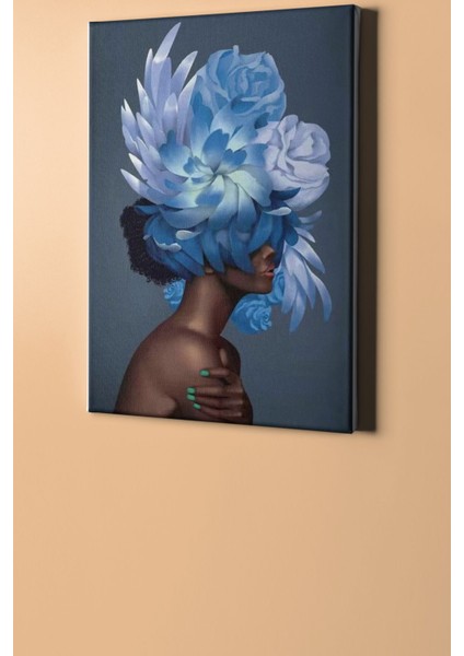Sayılarla Boyama Seti Kasnaklı Çiçek Kadın 3 50 x 65 cm fiyatları