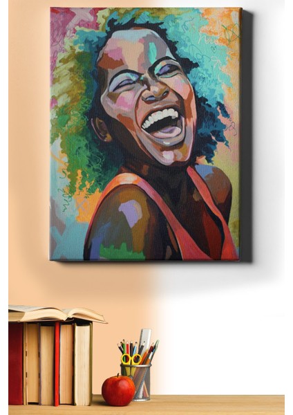 Sayılarla Boyama Seti Kasnaklı Afrika Neşesi 40 x 50 cm