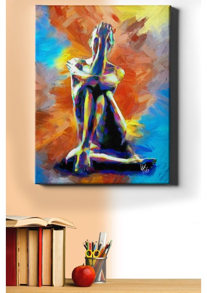 Sayılarla Boyama Seti Kasnaklı Egzotik Kadın 50 x 65 cm