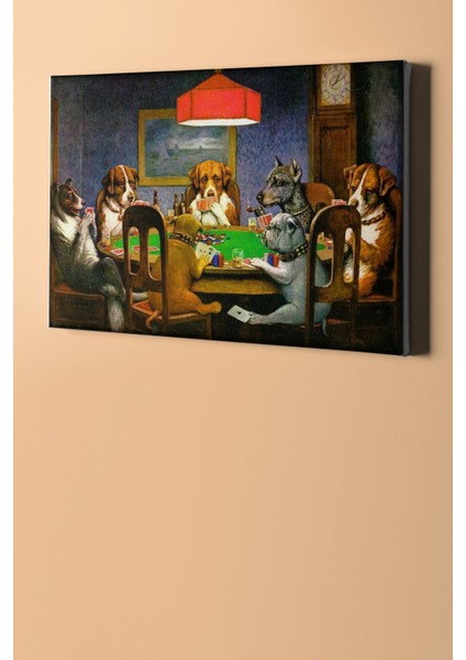 Sayılarla Boyama Seti Kasnaklı Dog Poker 60 x 75 cm fiyatları