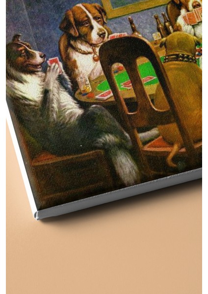 Sayılarla Boyama Seti Kasnaklı Dog Poker 60 x 75 cm modelleri