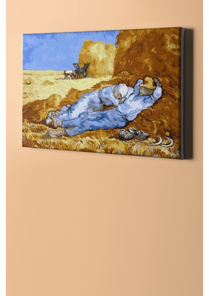 Sayılarla Boyama Seti Kasnaklı Tarlada Mola 60 x 75 cm fiyatları