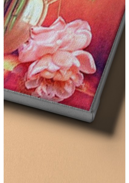 Bir Demet Sakayık Renkli Sayılarla Boyama Seti Kasnaklı 40 x 50 cm