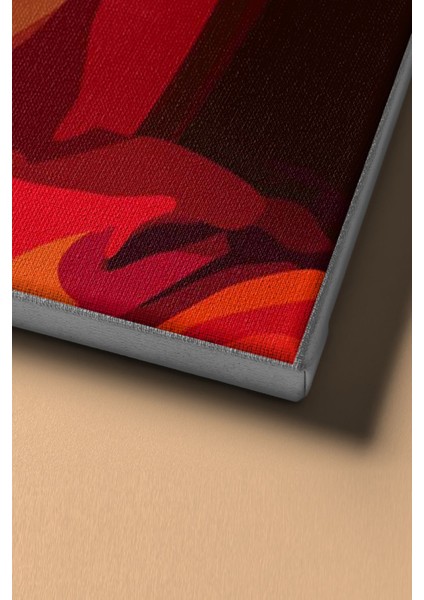 Sayılarla Boyama Seti Kasnaklı Kırmızılar Arkasında 60 x 75 cm fırsatları