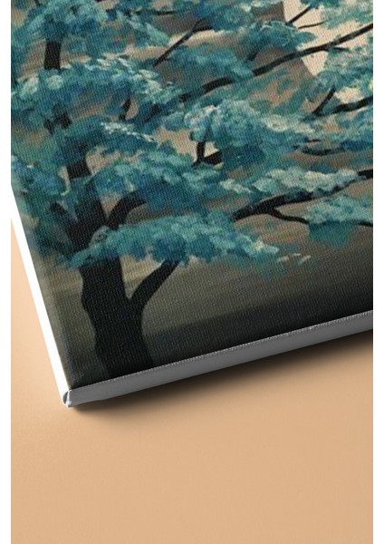 Sayılarla Boyama Seti Kasnaklı Dolunayla Kucaklaşma 50 x 65 cm modelleri