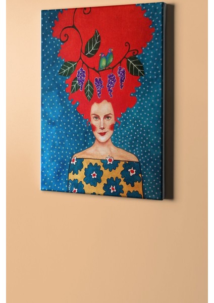 Sayılarla Boyama Seti Kasnaklı Kırmızı Saçlı Kadın 50 x 65 cm fiyatları