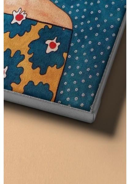 Sayılarla Boyama Seti Kasnaklı Kırmızı Saçlı Kadın 50 x 65 cm fırsatları