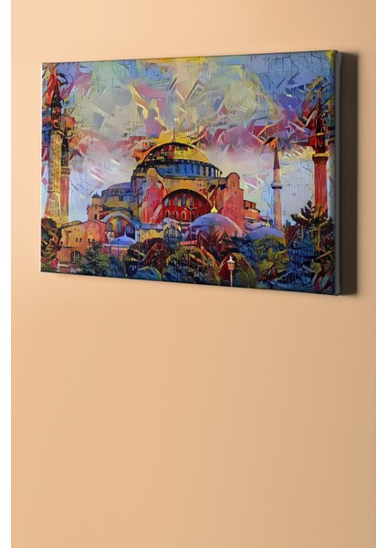 Sayılarla Boyama Seti Kasnaklı Ayasofya ve Renkler 70 x 90 cm