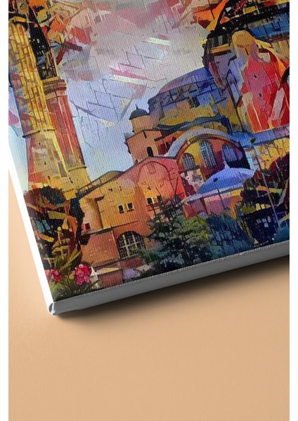 Sayılarla Boyama Seti Kasnaklı Ayasofya ve Renkler 70 x 90 cm