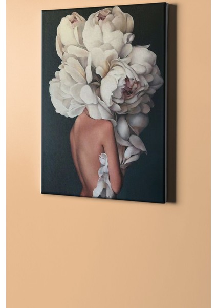 Çiçek Kadın 9 Renkli Sayılarla Boyama Seti Kasnaklı 40 x 50 cm fiyatları