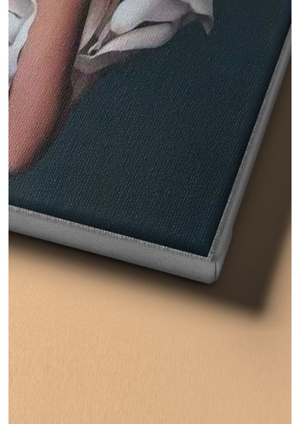 Çiçek Kadın 9 Renkli Sayılarla Boyama Seti Kasnaklı 40 x 50 cm fırsatları