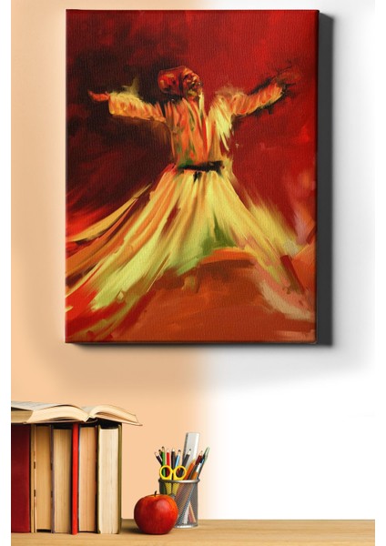 Sayılarla Boyama Seti Kasnaklı Semazenin Gecesi 40 x 50 cm