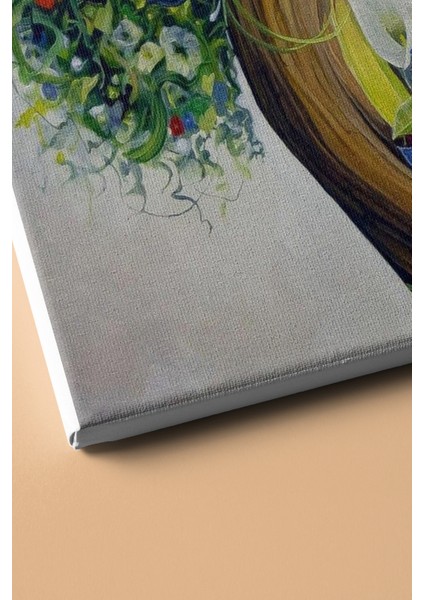 Sayılarla Boyama Seti Çerçeveli Kasnaklı Doğa Ana 2 50 x 65 cm modelleri