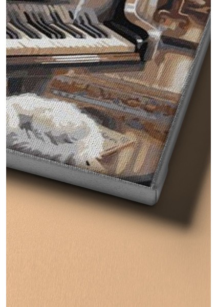 Sayılarla Boyama Seti Kasnaklı Romantik Piyano 50 x 65 cm fırsatları