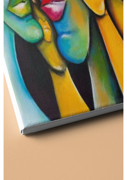 Sayılarla Boyama Seti Kasnaklı Yüzler 50 x 65 cm modelleri