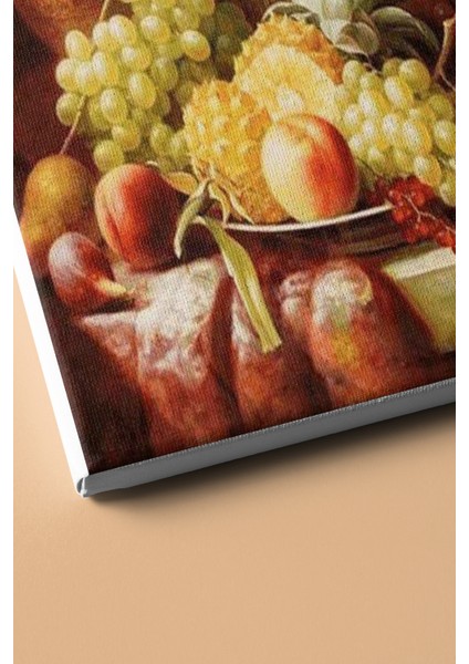 Sayılarla Boyama Seti Kasnaklı Meyve Ziyafeti 40 x 50 cm