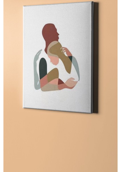 Sayılarla Boyama Seti Kasnaklı Minimal Sarılan Çift 60 x 75 cm fiyatları