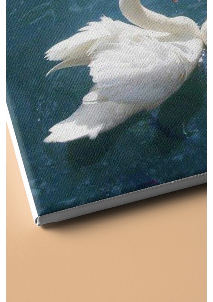 Sayılarla Boyama Seti Kasnaklı Kuğuların Saf Aşkı 50 x 65 cm modelleri