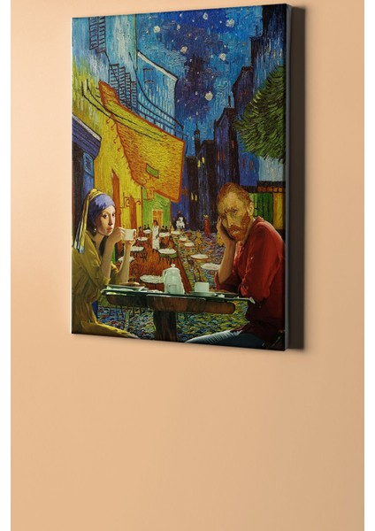 Sayılarla Boyama Seti Kasnaklı Van Gogh'la Kahve 60 x 75 cm fiyatları