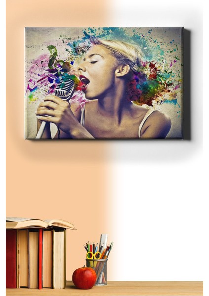 Sayılarla Boyama Seti Kasnaklı Müzik ve Renkler 50 x 65 cm