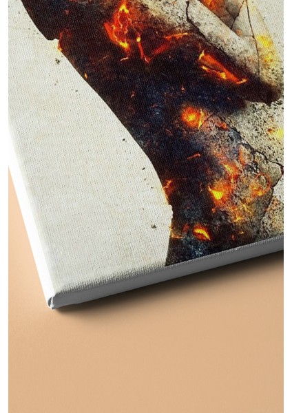 Sayılarla Boyama Seti Kasnaklı Kadının Yok Oluşu 60 x 75 cm modelleri