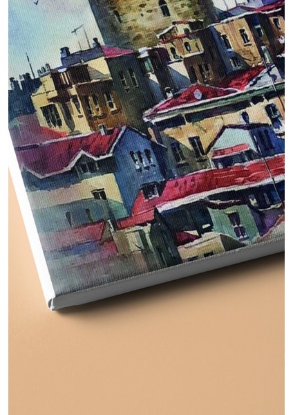 Sayılarla Boyama Seti Çerçeveli Kasnaklı Galata Kulesi 2 40 x 50 cm modelleri