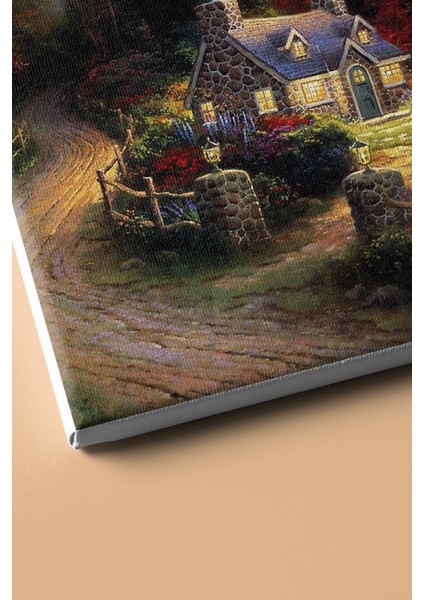 Sayılarla Boyama Seti Kasnaklı Yalnız Ev 50 x 65 cm modelleri