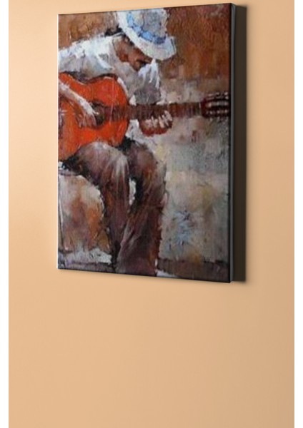 Sayılarla Boyama Seti Kasnaklı Hüzünlü Müzisyen 50 x 65 cm fiyatları