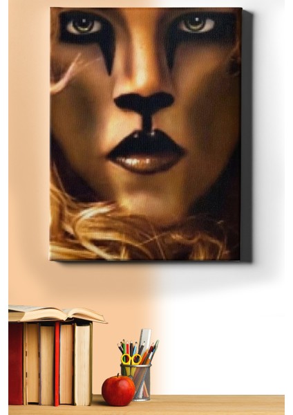 Sayılarla Boyama Seti Kasnaklı Içimdeki Vahşi 60 x 75 cm