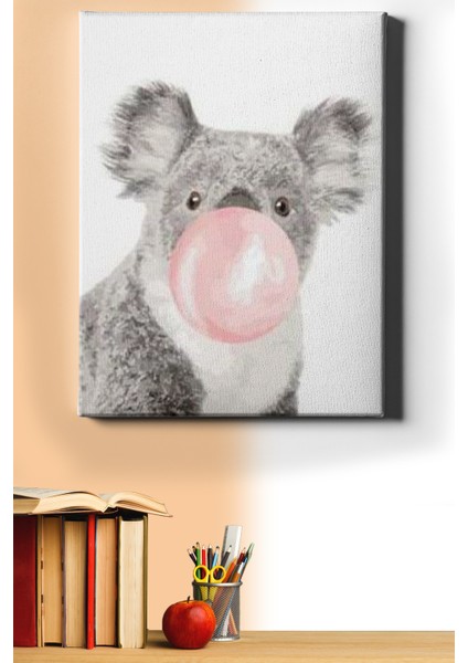 Sayılarla Boyama Seti Kasnaklı Sakız Seven Koala 50 x 65 cm