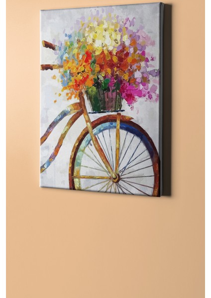 Sayılarla Boyama Seti Kasnaklı Çiçekli Bisiklet 50 x 65 cm fiyatları