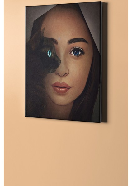 Sayılarla Boyama Seti Kasnaklı Kedi Bakışlar 50 x 65 cm fiyatları