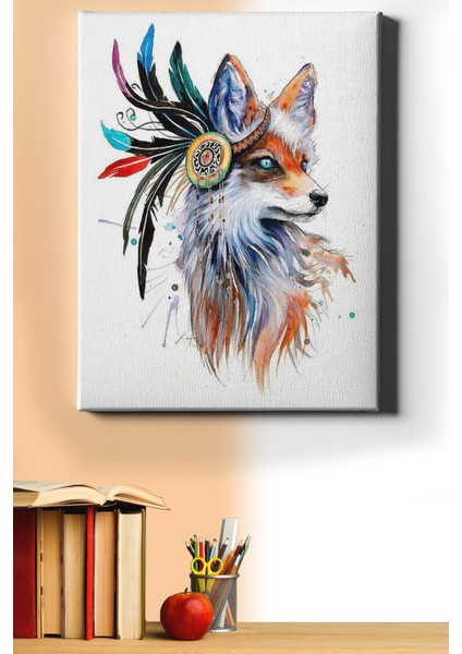Sayılarla Boyama Seti Kasnaklı Tilkinin Hayali 40 x 50 cm