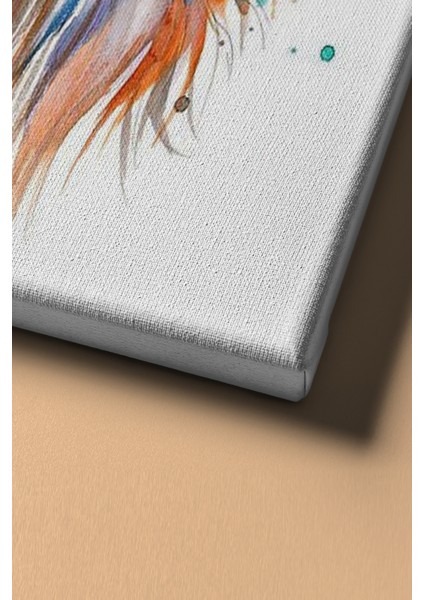 Sayılarla Boyama Seti Kasnaklı Tilkinin Hayali 40 x 50 cm