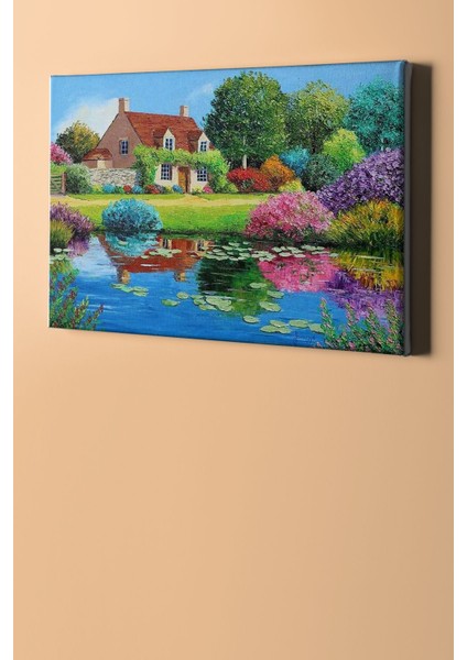 Sayılarla Boyama Seti Kasnaklı Çiçek Bahçesi 70 x 90 cm