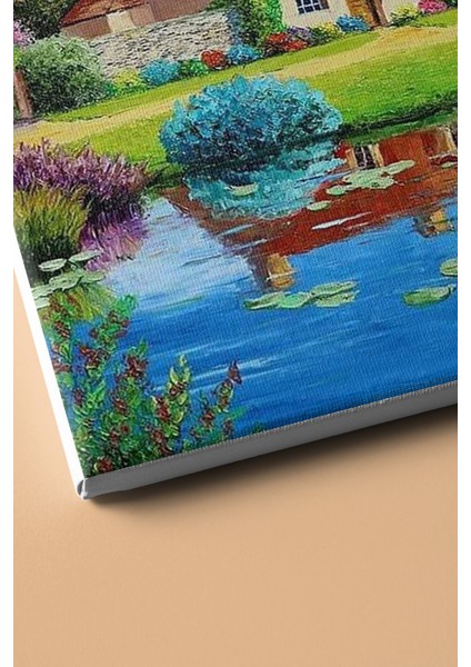Sayılarla Boyama Seti Kasnaklı Çiçek Bahçesi 70 x 90 cm