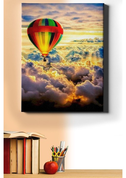 Sayılarla Boyama Seti Kasnaklı Gökyüzünde Seyir 50 x 65 cm
