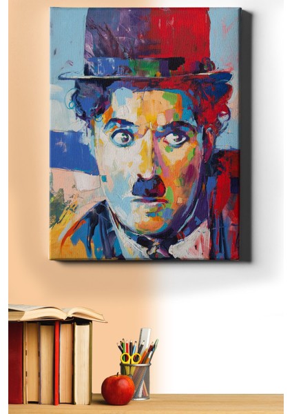 Sayılarla Boyama Seti Kasnaklı Chaplın 40 x 50 cm
