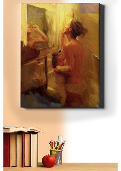 Sayılarla Boyama Seti Kasnaklı Kadının Hayatı 60 x 75 cm