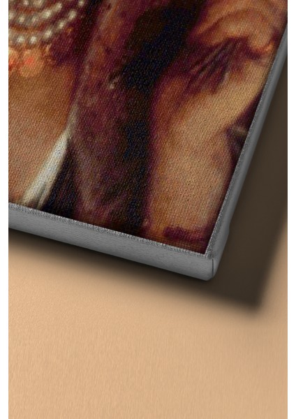 Sayılarla Boyama Seti Kasnaklı Beyaz Leylaklı Kız 50 x 65 cm fırsatları