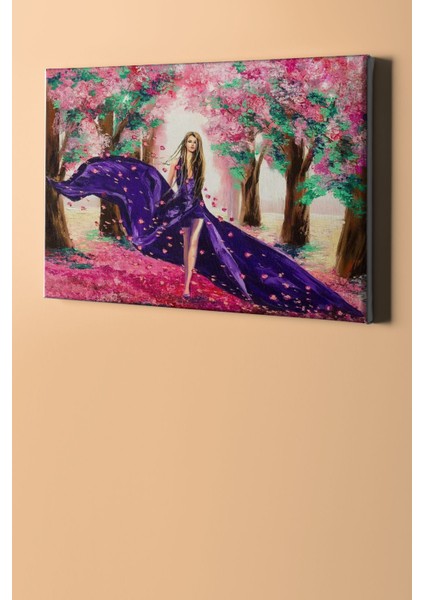 Sayılarla Boyama Seti Kasnaklı Ormandaki Kadın 50 x 65 cm fiyatları