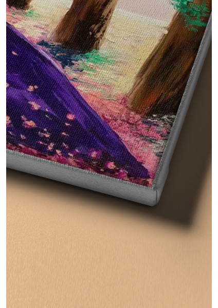 Sayılarla Boyama Seti Kasnaklı Ormandaki Kadın 50 x 65 cm fırsatları