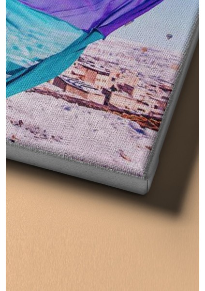 Sayılarla Boyama Seti Kasnaklı Uçan Balonlar ve Kadın 50 x 65 cm fırsatları