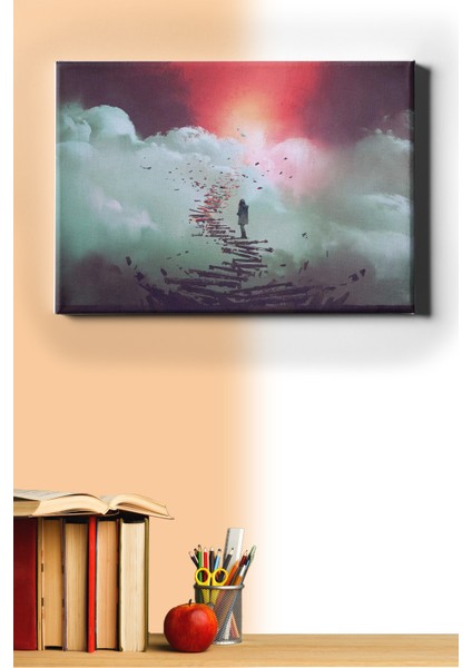 Sayılarla Boyama Seti Kasnaklı Bulutlara Yolculuk 100 x 140 cm