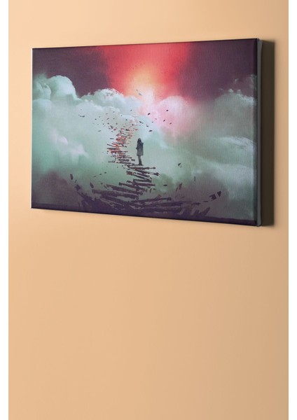 Sayılarla Boyama Seti Kasnaklı Bulutlara Yolculuk 100 x 140 cm