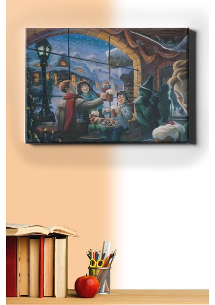 Sayılarla Boyama Seti Kasnaklı Harry Potter ve Kış 100 x 140 cm