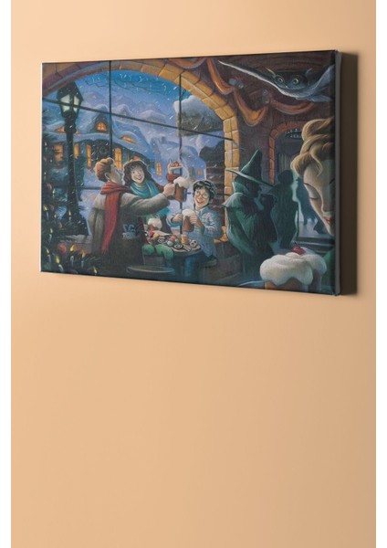 Sayılarla Boyama Seti Kasnaklı Harry Potter ve Kış 100 x 140 cm